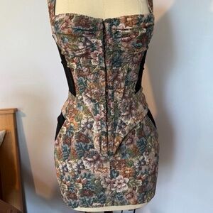 Miaou Deville Tapestry Corset Top | XS | Antique Floral